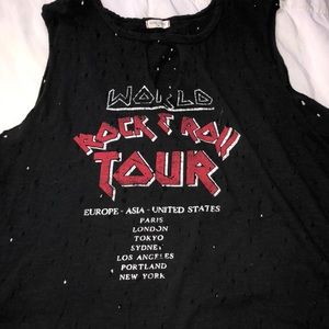 Black Rock and Roll Tanktop